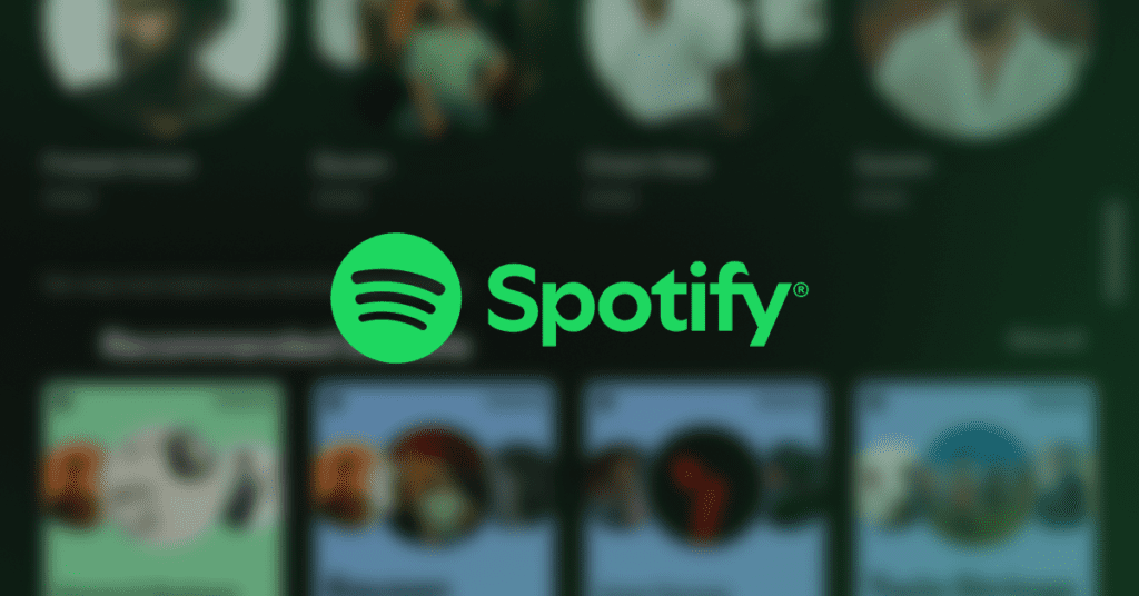 Spotify website design