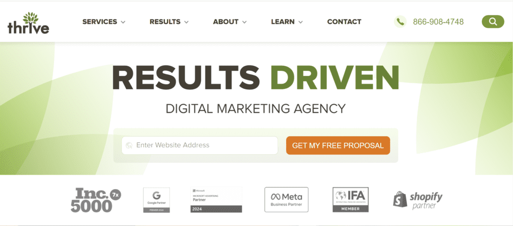 Thrive digital marketing agency