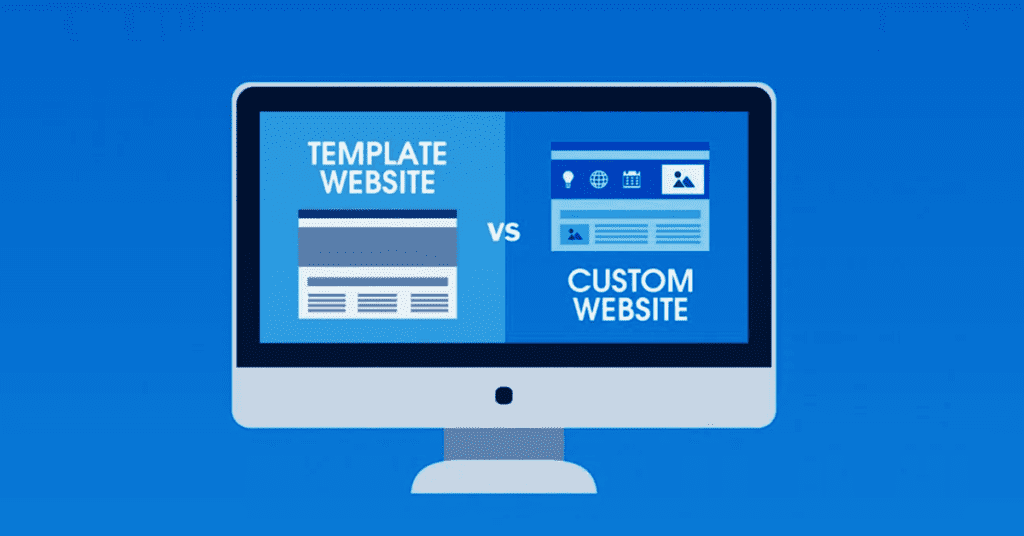 customized vs template based medical website 