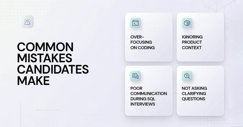 common mistakes candidates make in meta data engineer interview